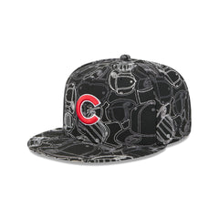Chicago Cubs Cap Scramble 59FIFTY Fitted Hat