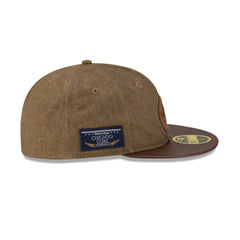 Chicago Cubs Utility Linen Retro Crown 59FIFTY Fitted Hat