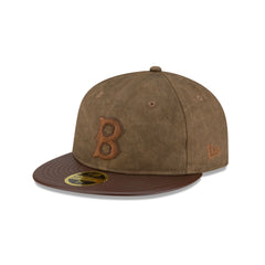 Boston Red Sox Utility Linen Retro Crown 59FIFTY Fitted Hat