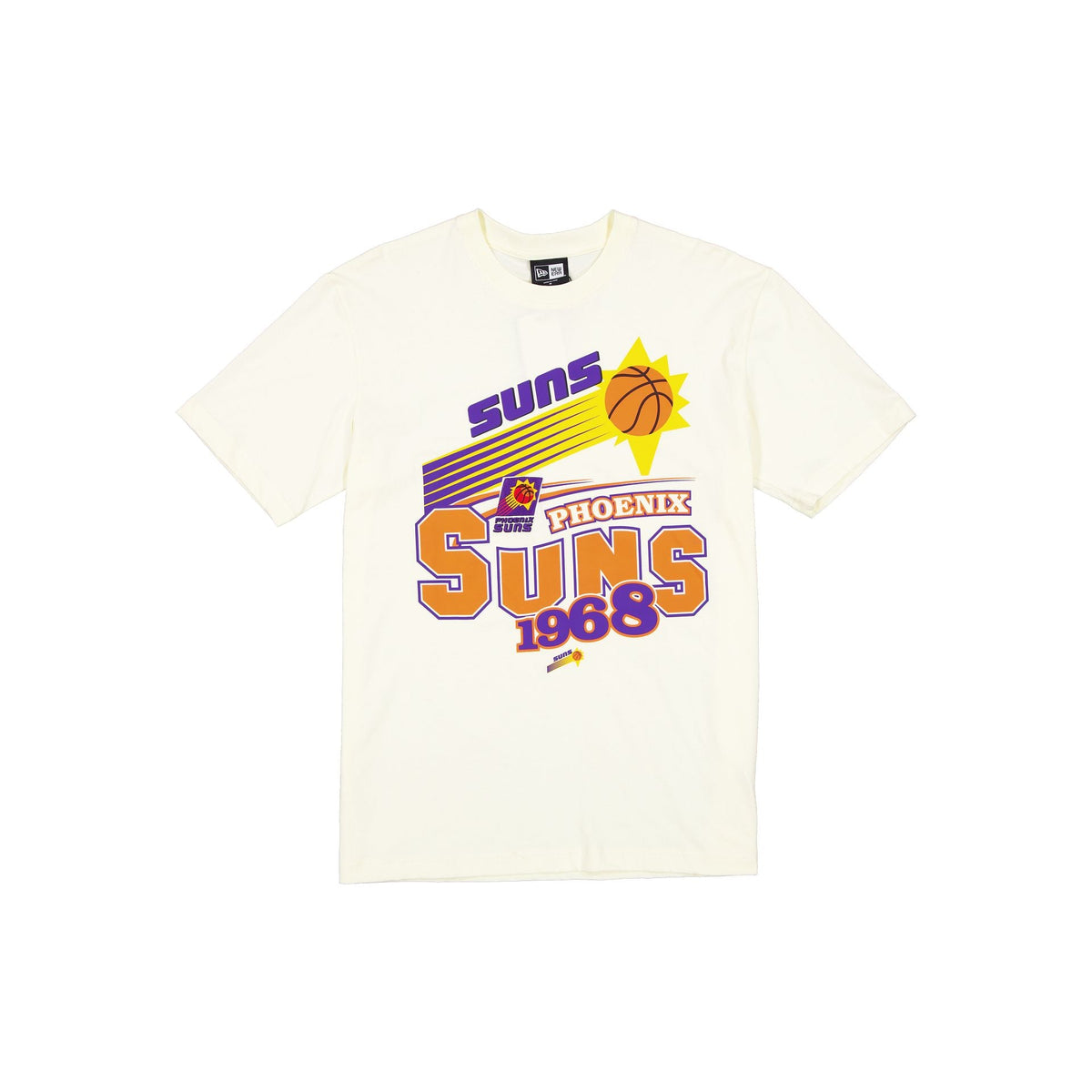 Phoenix Suns Retro Chrome White T-Shirt