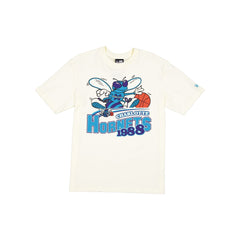 Charlotte Hornets Retro Chrome White T-Shirt