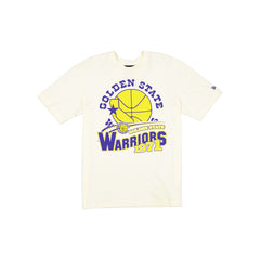Golden State Warriors Retro Chrome White T-Shirt