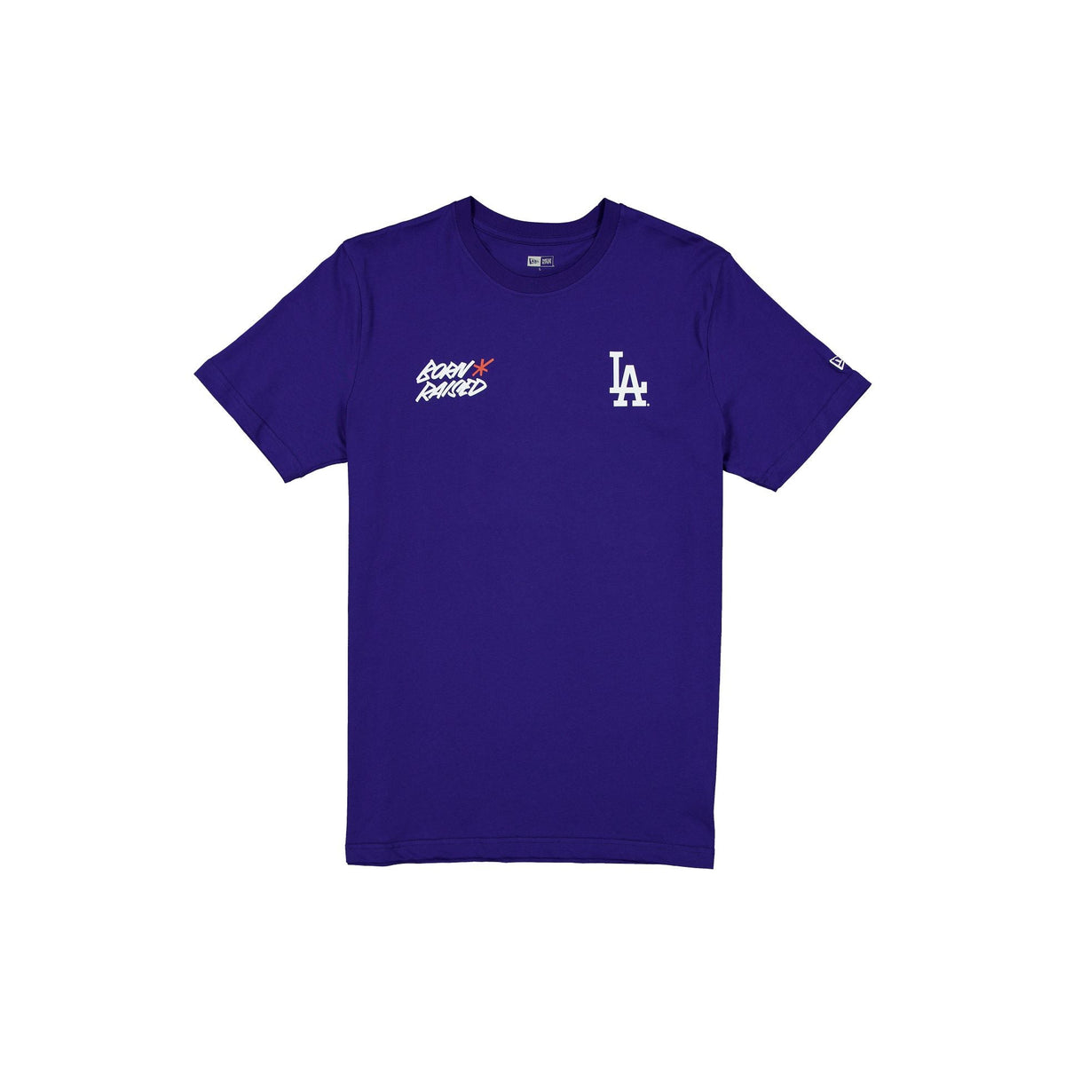 Born x Raised x Los Angeles Dodgers Basic Blue T-Shirt
