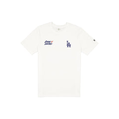 Born x Raised x Los Angeles Dodgers Basic White T-Shirt