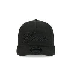 Seattle Mariners All Black Scripted 19TWENTY Adjustable Hat