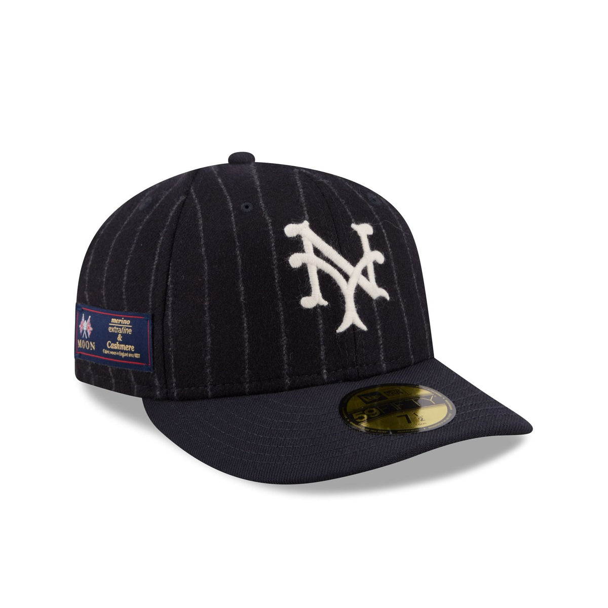 New York Giants Pinstripe Merino & Cashmere Moon 59FIFTY Fitted Hat