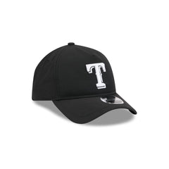 Texas Rangers Black 9FORTY APEX Snapback Hat