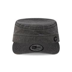 Chicago Cubs Pigment Dye Black Military Cap