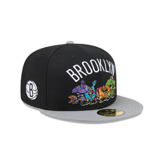 Space Jam x Brooklyn Nets Monstars Black 59FIFTY Fitted Hat
