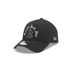 Boston Red Sox Gothic Lettering 9FORTY A-Frame Snapback Hat