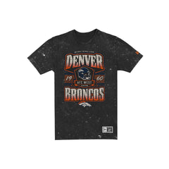 Denver Broncos Throwback Washed Graphic Black T-Shirt