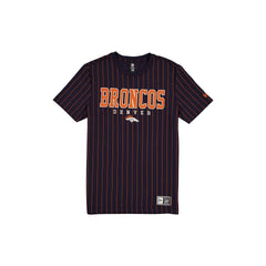 Denver Broncos Throwback Pinstripe Varsity T-Shirt