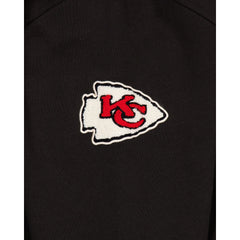 Kansas City Chiefs Throwback Boucle Black Crewneck