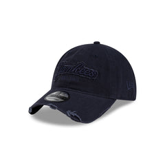 New York Yankees Distressed Wordmark 9TWENTY Adjustable Hat
