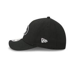 San Francisco 49ers Poly Black & White 39THIRTY M-Crown A-Frame Stretch Fit Hat