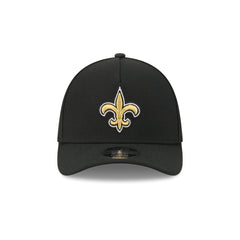 New Orleans Saints Poly 39THIRTY M-Crown A-Frame Stretch Fit Hat