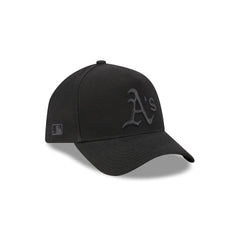 Athletics Waxed Canvas Black 59FORTY A-Frame Fitted Hat
