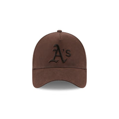 Athletics Waxed Canvas Brown 59FORTY A-Frame Fitted Hat