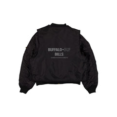 Alpha Industries x Buffalo Bills Black 2-in-1 MA-1 Flight Jacket + Vest