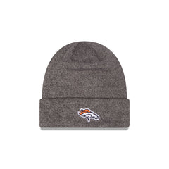 Denver Broncos Heather Gray Tonal Beanie Hat