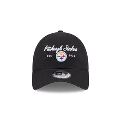 Pittsburgh Steelers Script Wordmark Casual Classic Adjustable Hat