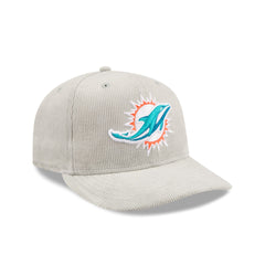 Miami Dolphins Light Gray Corduroy 59FIFTY Fitted Hat