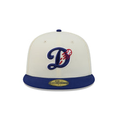 Los Angeles Dodgers Deceptor Chrome White 59FIFTY Fitted Hat