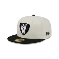 Brooklyn Nets Deceptor Chrome White 59FIFTY Fitted Hat