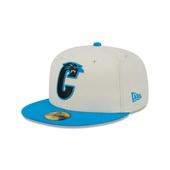 Carolina Panthers Deceptor Chrome White 59FIFTY Fitted Hat