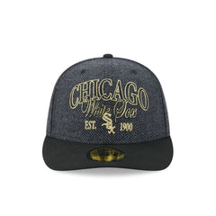 Chicago White Sox Black Faux Wool 59FIFTY Fitted Hat