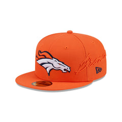 Denver Broncos Side Script 59FIFTY Fitted Hat