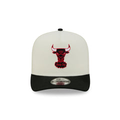 Chicago Bulls Statement Back Chrome White 9FIFTY A-Frame Snapback Hat