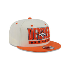 Denver Broncos Classic Stacked Chrome 9FIFTY Snapback Hat