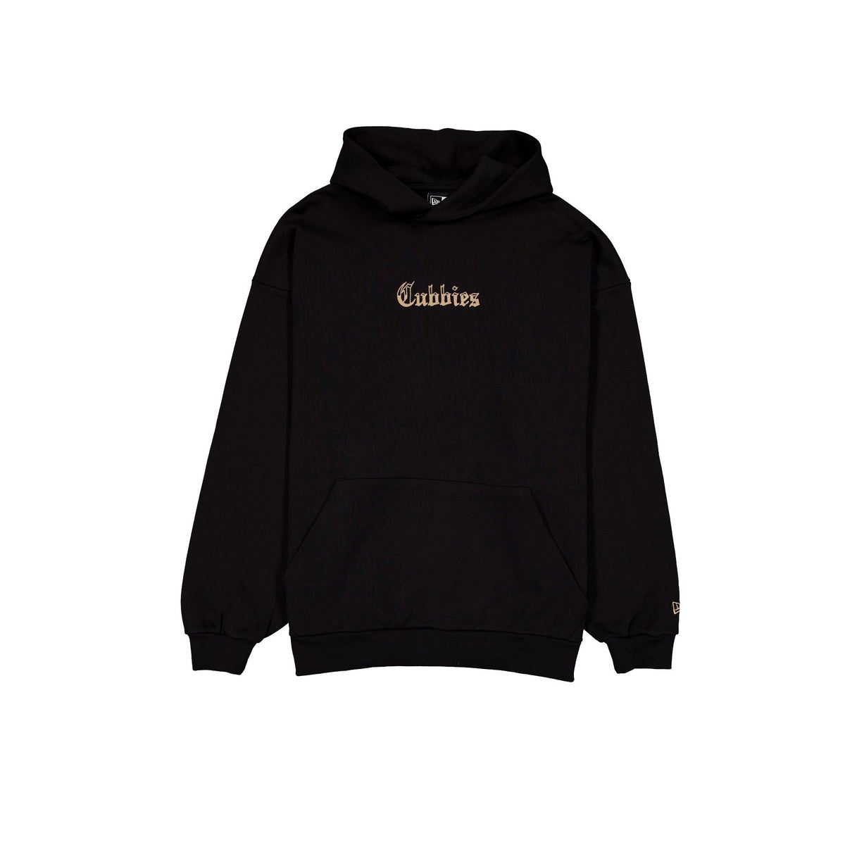 Chicago Cubs Gothic Lettering Black Hoodie