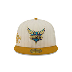 Charlotte Hornets Chrome Herringbone 59FIFTY Fitted Hat