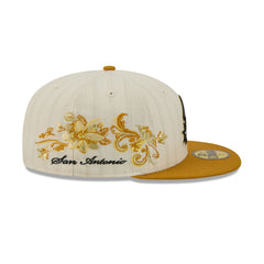 San Antonio Spurs Chrome Herringbone 59FIFTY Fitted Hat