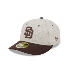 San Diego Padres Moon Herringbone Retro Crown 59FIFTY Fitted Hat