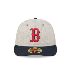 Boston Red Sox Moon Herringbone Retro Crown 59FIFTY Fitted Hat