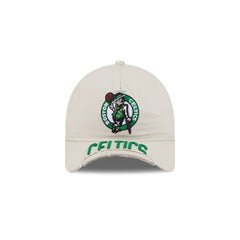 Boston Celtics Stone 9FORTY A-Frame Unstructured Cut-Off Visor Snapback Hat