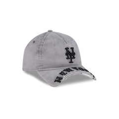 New York Mets Tonal Gray 9FORTY A-Frame Unstructured Cut-Off Visor Snapback Hat