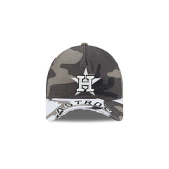 Houston Astros Washed Camo 9FORTY A-Frame Unstructured Cut-Off Visor Snapback Hat