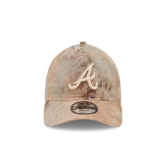 Atlanta Braves Washed Nylon Brown 9TWENTY A-Frame Adjustable Hat
