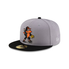 Baltimore Orioles Mascot Gray 59FIFTY Fitted Hat