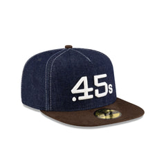 Houston Colts Houston Pack Denim 59FIFTY A-Frame Fitted Hat