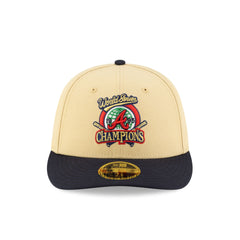 Atlanta Braves World Series Low Profile 59FIFTY Fitted Hat