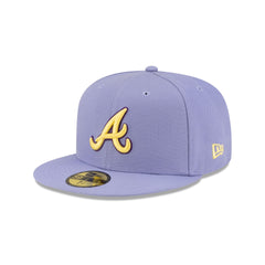 Atlanta Braves Lavender Spring 59FIFTY Fitted Hat