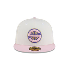 Just Caps Chrome Pink Seattle SuperSonics 59FIFTY Fitted Hat
