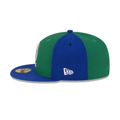 Minnesota Timberwolves Hardwood Classics 80s Pinwheel 59FIFTY Fitted Hat
