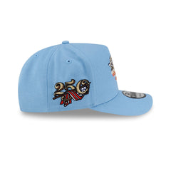 New York Knicks Red. White & Blue 9FIFTY A-Frame Snapback Hat