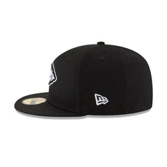 Kansas City Chiefs Black & White 59FIFTY Fitted Hat